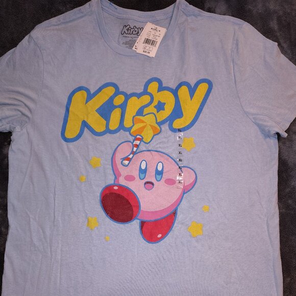 Kirby T-shirt - Light Blue - XL - NWT - Picture 1 of 5